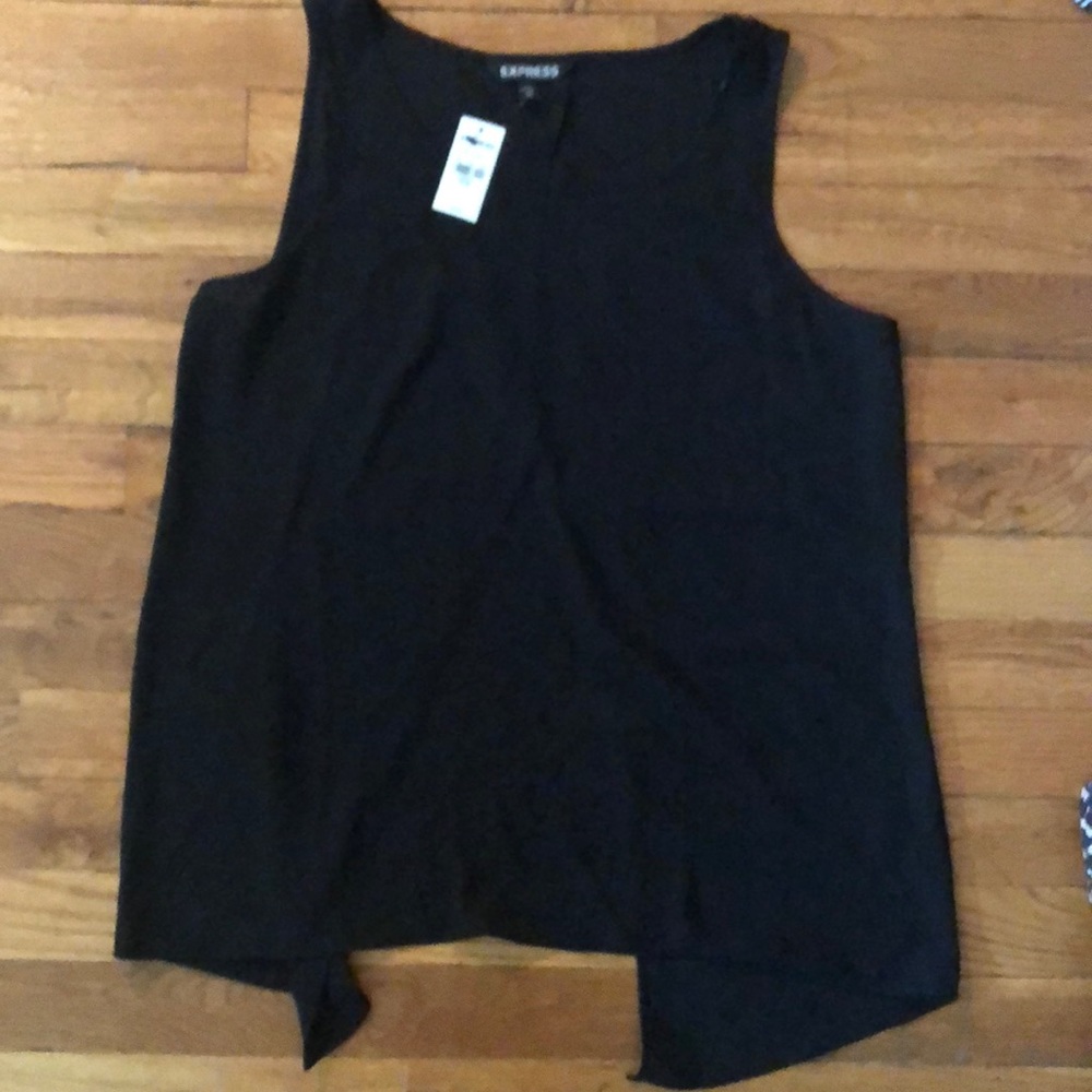 Express black sheer tank